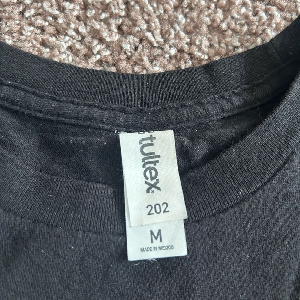 Tultex Black Graphic Tee - Picture 3 of 6